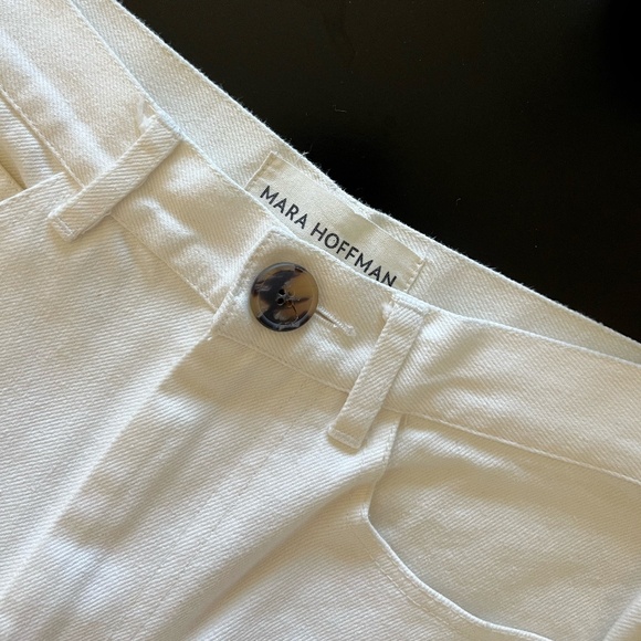 MARA HOFFMAN - White Jean/ Linen blend - Picture 5 of 6